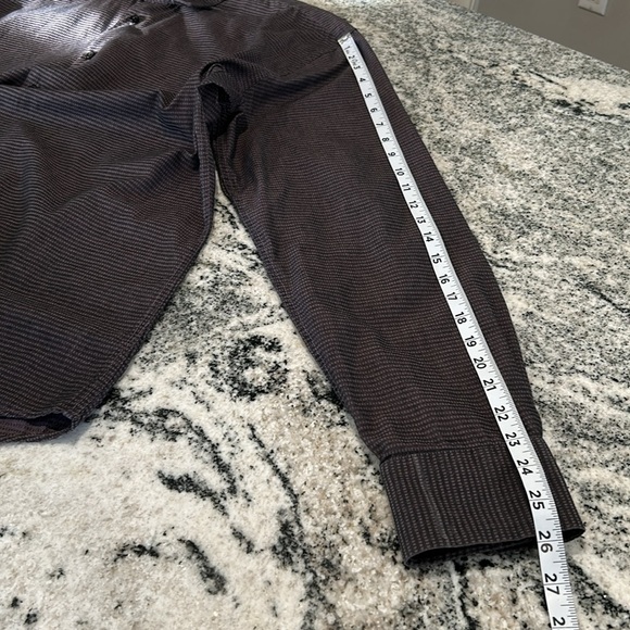 Bellissimo, size, XL, men’s long sleeve, button up dress shirt, purple and black - Picture 7 of 7